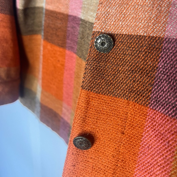 Orange Plaid Jacket - Picture 5 of 9